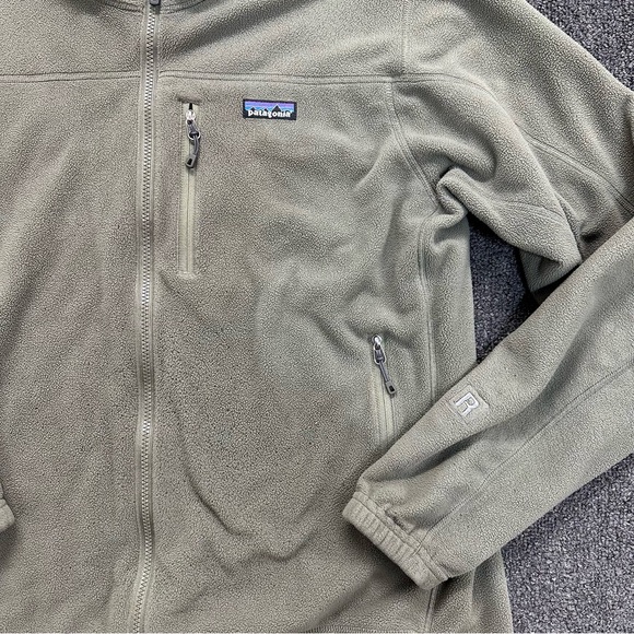 Men's Vintage Patagonia PolarTEC Regulator Zip-Up Green Fleece Jacket L - Picture 2 of 9